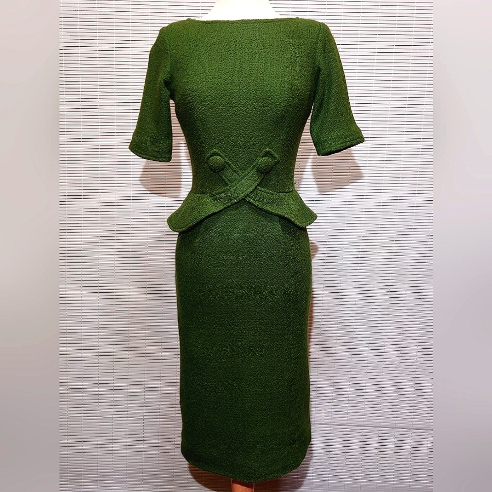 1940's Original Tailored wool Dress by Penny Mason